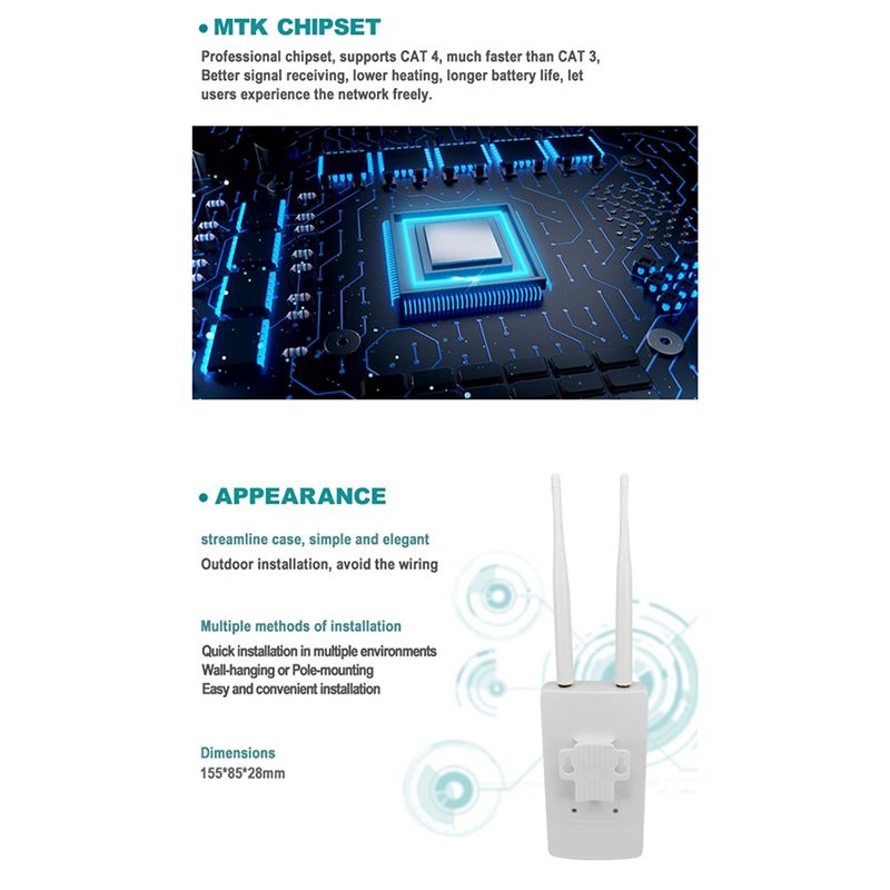 SWXF POE Outdoor Waterproof LT - đánh giá và giá 4G Lte Router Outdoor Waterproof