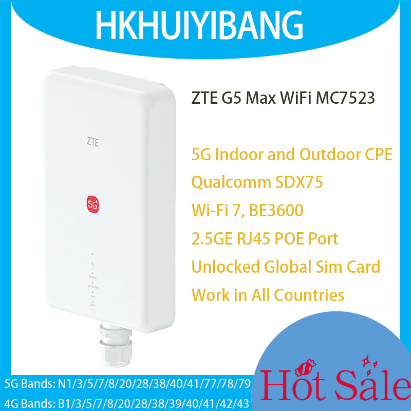 ZTE G5 Max WiFi MC7523 SDX75 5 - đánh giá và giá 5G Cpe Router Outdoor