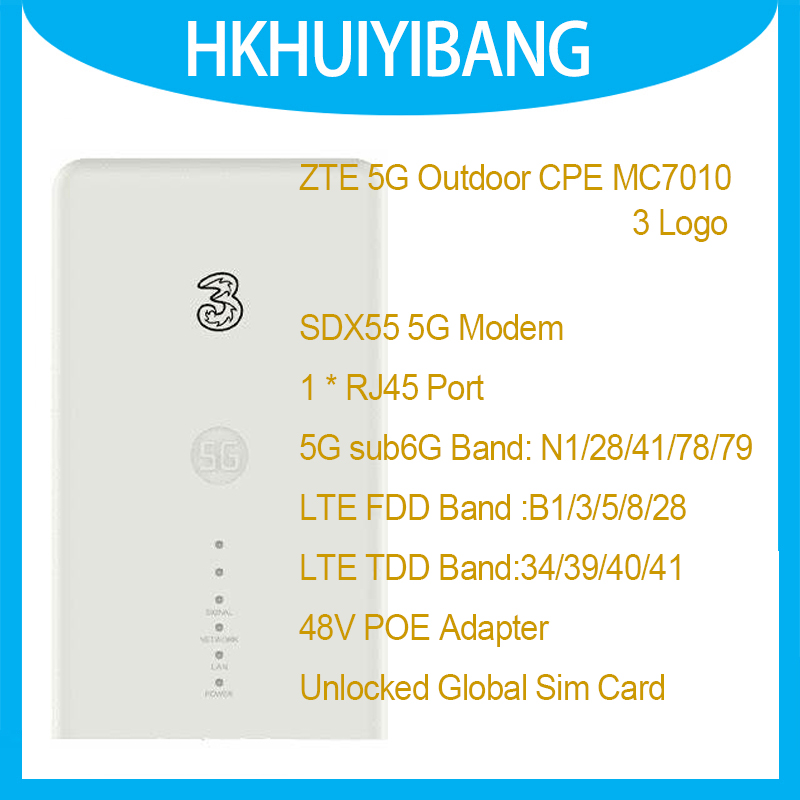 ZTE 5G Outdoor CPE MC7010 48V  - đánh giá và giá 5G Outdoor Cpe Nsa Sa