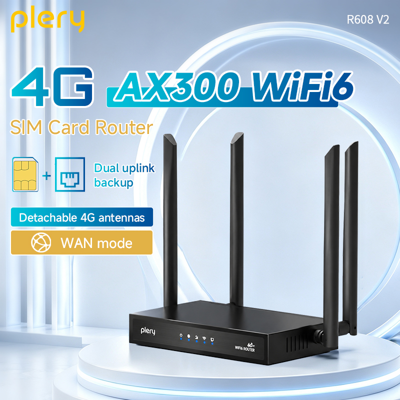 Plery R605 V2 4G LTE CAT4 WiFi - đánh giá và giá 4G Router With Poe Wan