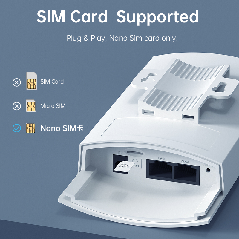 PLERY 1200Mbps Outdoor WIFI 4G - đánh giá và giá 4G Router With Poe Wan