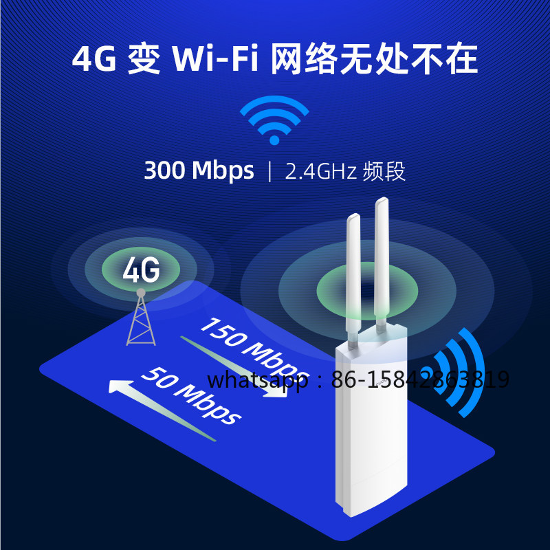 LT400 4G LTE 300Mbps WiFi Rout - đánh giá và giá 4G Lte Router Outdoor Waterproof