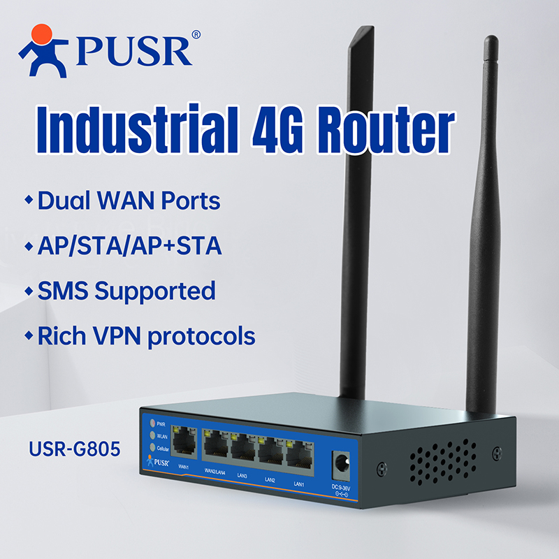 PUSR 4G LTE Industrial Router  - đánh giá và giá 4G Router Dual Sim Failover