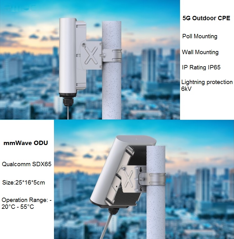 Outdoor Wall Pole Mounted Wate - đánh giá và giá 5G Cpe Router Outdoor