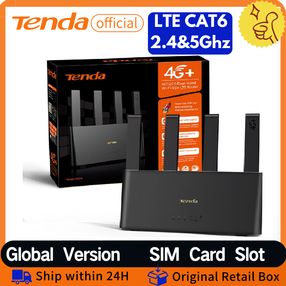 TENDA 4G08 4G + ROUTER AC1200  - đánh giá và giá Industrial 4G Router Vpn